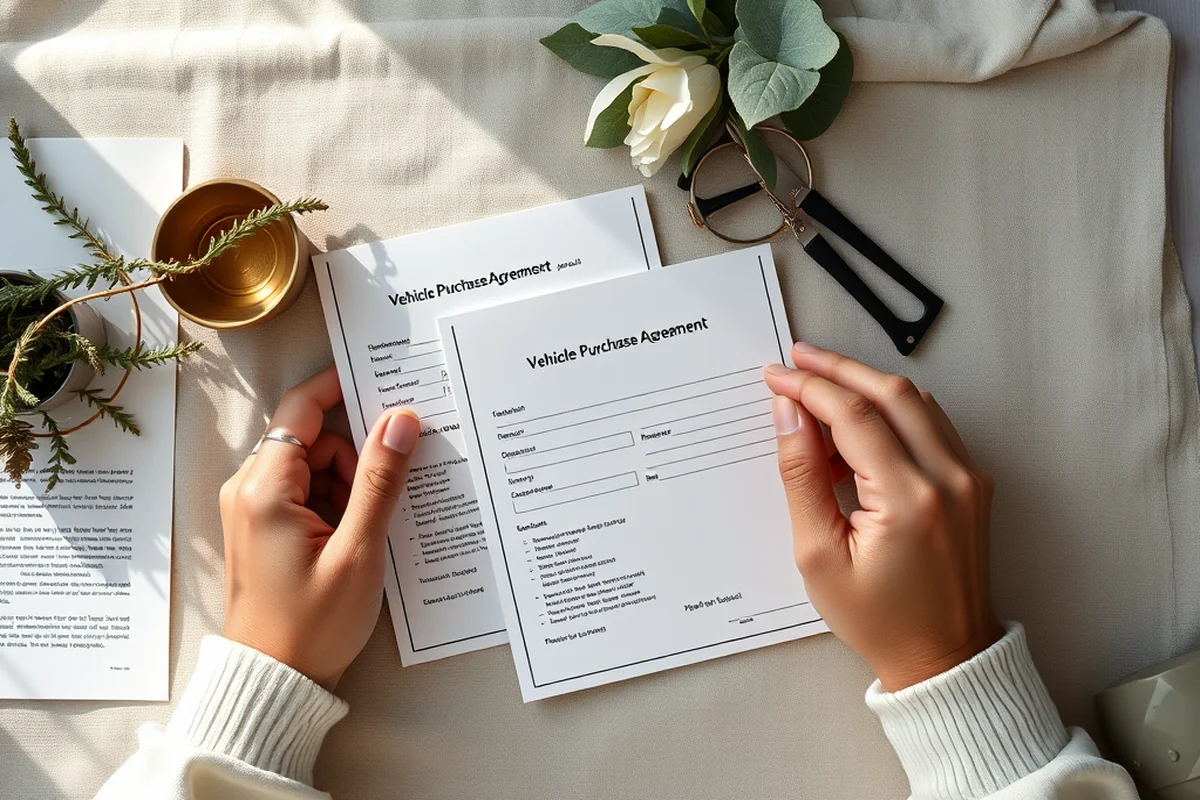 vehicle purchase agreement — Vehicle Purchase Agreement (the finished result)
