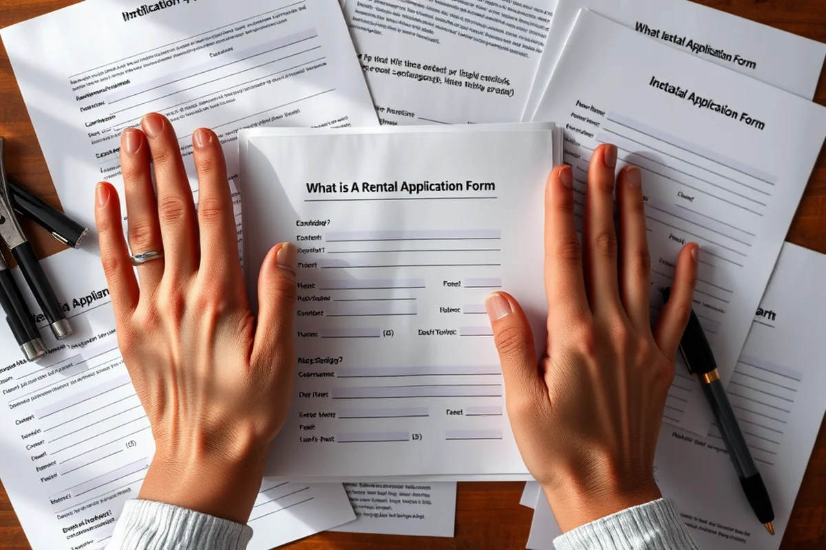 what is a rental application form — What Is A Rental Application Form (the finished result)